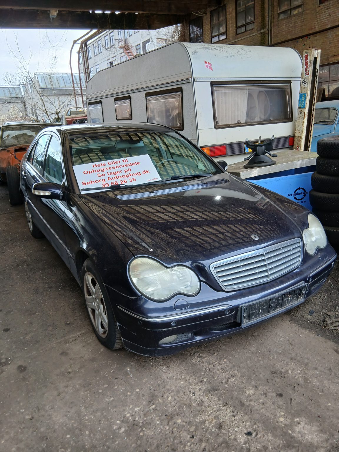 Mercedes Benz C240 – biler til ophug hos Søborg Autoophug
