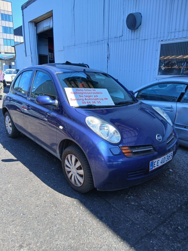 Nissan Micra 1,2 – biler til ophug hos Søborg Autoophug