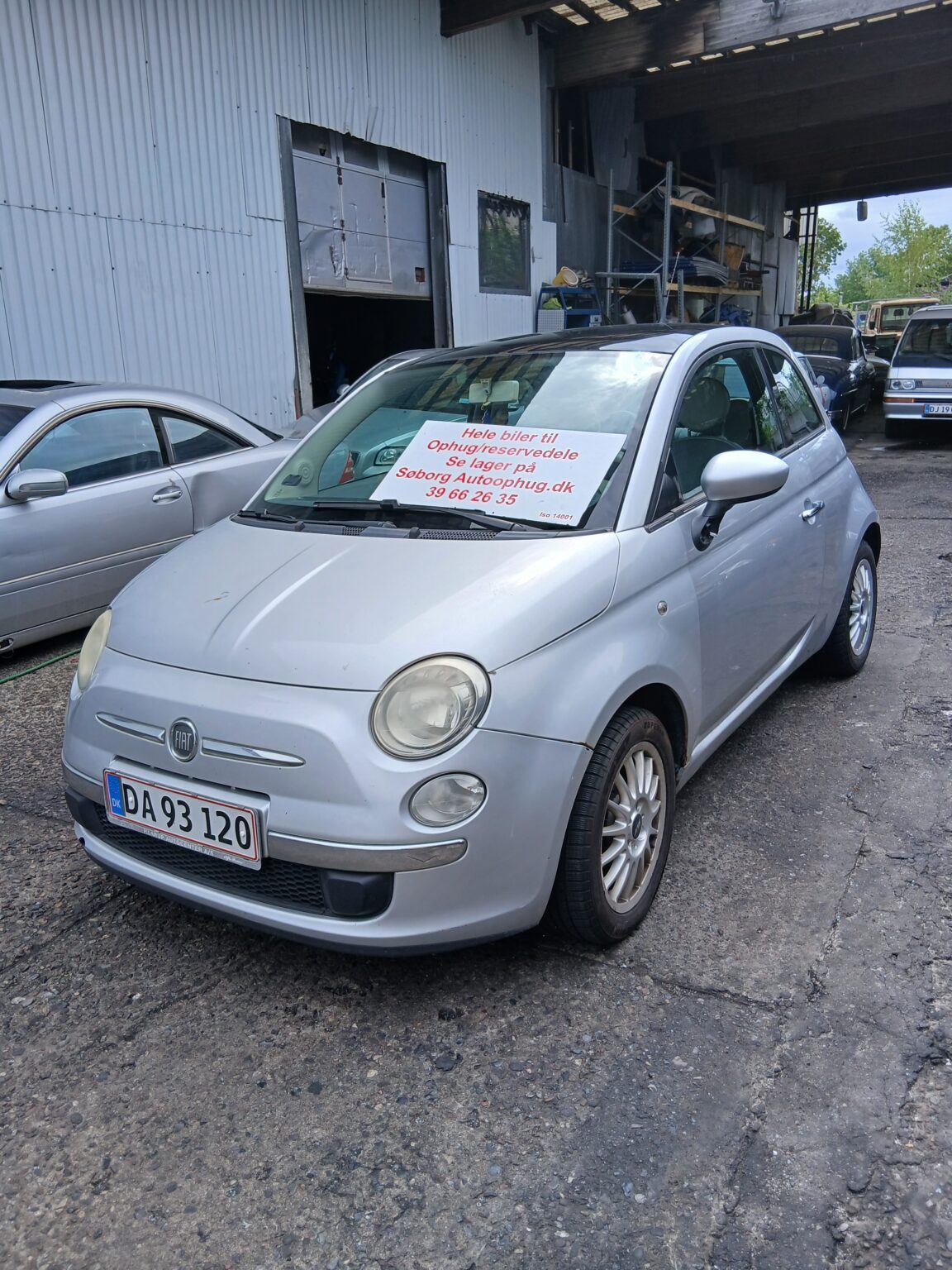Fiat 500 1,3 MJT – biler til ophug hos Søborg Autoophug