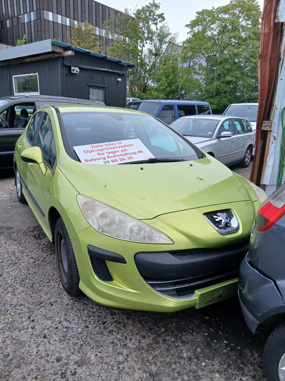 Peugeot 308 1,6 – biler til ophug hos Søborg Autoophug