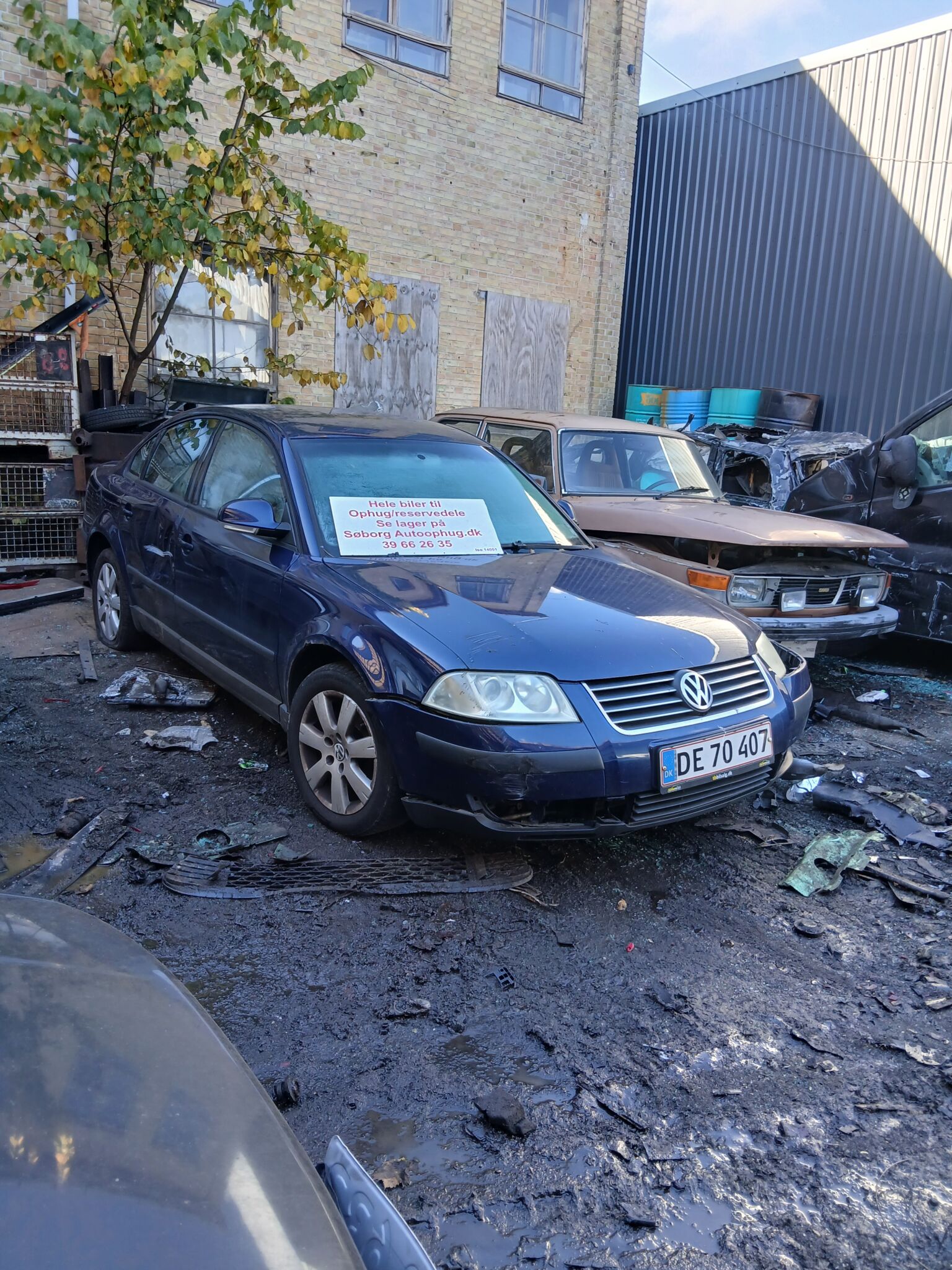 VW Passat 2,0 Limousine – biler til ophug hos Søborg Autoophug